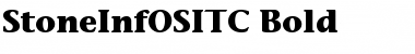 Download StoneInfOSITC Bold Font