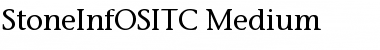 Download StoneInfOSITC Medium Font