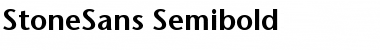 Download StoneSans Semibold Font