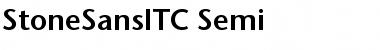 Download StoneSansITC Font