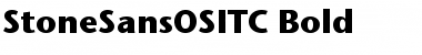 Download StoneSansOSITC Bold Font