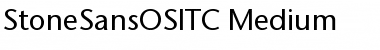 Download StoneSansOSITC Medium Font
