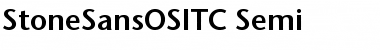 Download StoneSansOSITC Regular Font