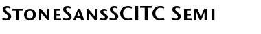 Download StoneSansSCITC Font