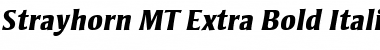 Download Strayhorn MT Extra Bold Italic Font