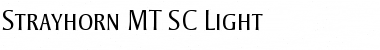 Download Strayhorn MT SC Light Regular Font