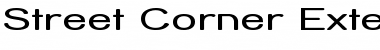 Download Street Corner Extend Regular Font