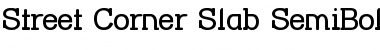 Download Street Corner Slab SemiBold Regular Font