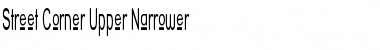 Download Street Corner Upper Narrower Regular Font