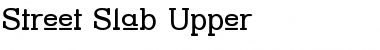 Download Street Slab Upper Regular Font