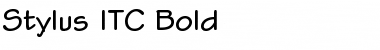Download Stylus ITC Bold Font