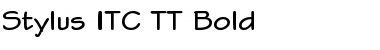 Download Stylus ITC TT Bold Font