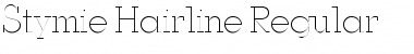 Download Stymie Hairline Regular Font