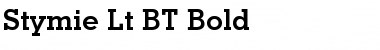 Download Stymie Lt BT Bold Font
