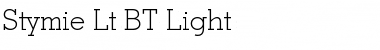 Download Stymie Lt BT Light Font