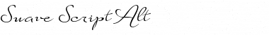 Download Suave Script Alt Regular Font