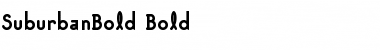 Download SuburbanBold Bold Font