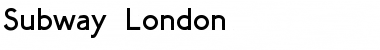 Download Subway - London Regular Font