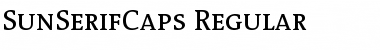 Download Sun Serif Caps- Regular Font