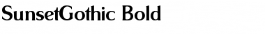 Download SunsetGothic Bold Font