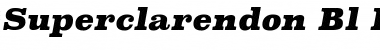 Download Superclarendon Black Italic Font