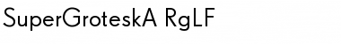 Download SuperGroteskA Regular Font