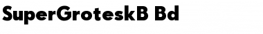 Download SuperGroteskB Regular Font