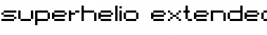 Download superhelio _extended_ultra Font