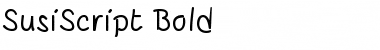 Download SusiScript Bold Font
