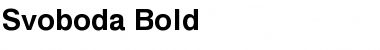 Download Svoboda Bold Font