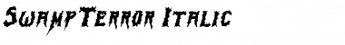Download SwampTerror Italic Font