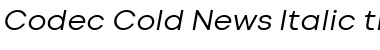 Download Codec Cold Font