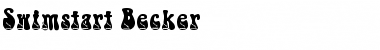 Download Swimstart Becker Normal Font