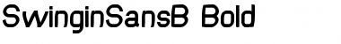 Download SwinginSansB Bold Font