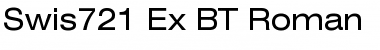 Download Swis721 Ex BT Font