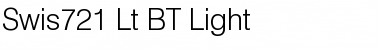 Download Swis721 Lt BT Light Font