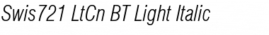 Download Swis721 LtCn BT Light Italic Font