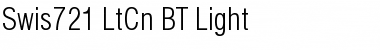 Download Swis721 LtCn BT Font