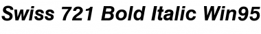 Download Swis721 Win95BT Bold Italic Font