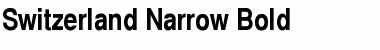 Download Switzerland Narrow Bold Font