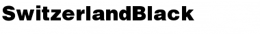 Download SwitzerlandBlack Regular Font