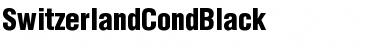 Download SwitzerlandCondBlack Regular Font