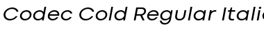 Download Codec Cold Font
