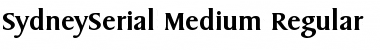 Download SydneySerial-Medium Regular Font
