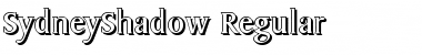 Download SydneyShadow Regular Font