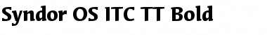 Download Syndor OS ITC TT Bold Font