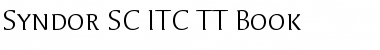 Download Syndor SC ITC TT Book Font