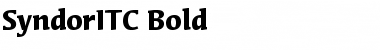 Download SyndorITC Bold Font
