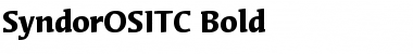 Download SyndorOSITC Bold Font