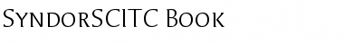 Download SyndorSCITC Book Font
